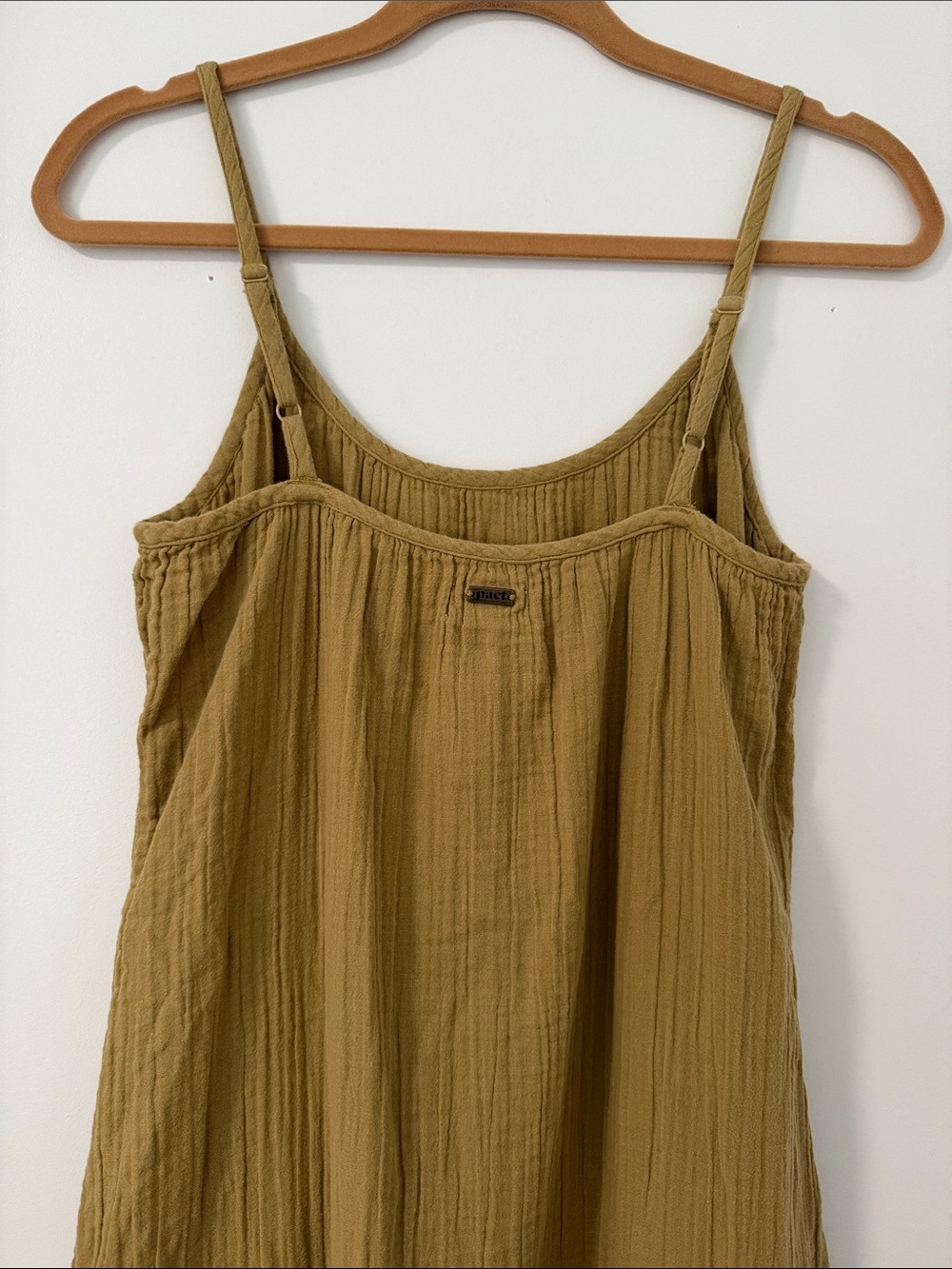 Pact Organic Cotton Gauze Tiered Midi Dress - Picture 11 of 13